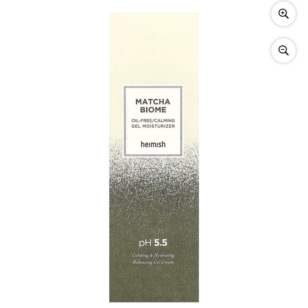 Heimish Matcha Biome Oil-Free Calming Gel Moisturizer - Green Vegan 100 ml New